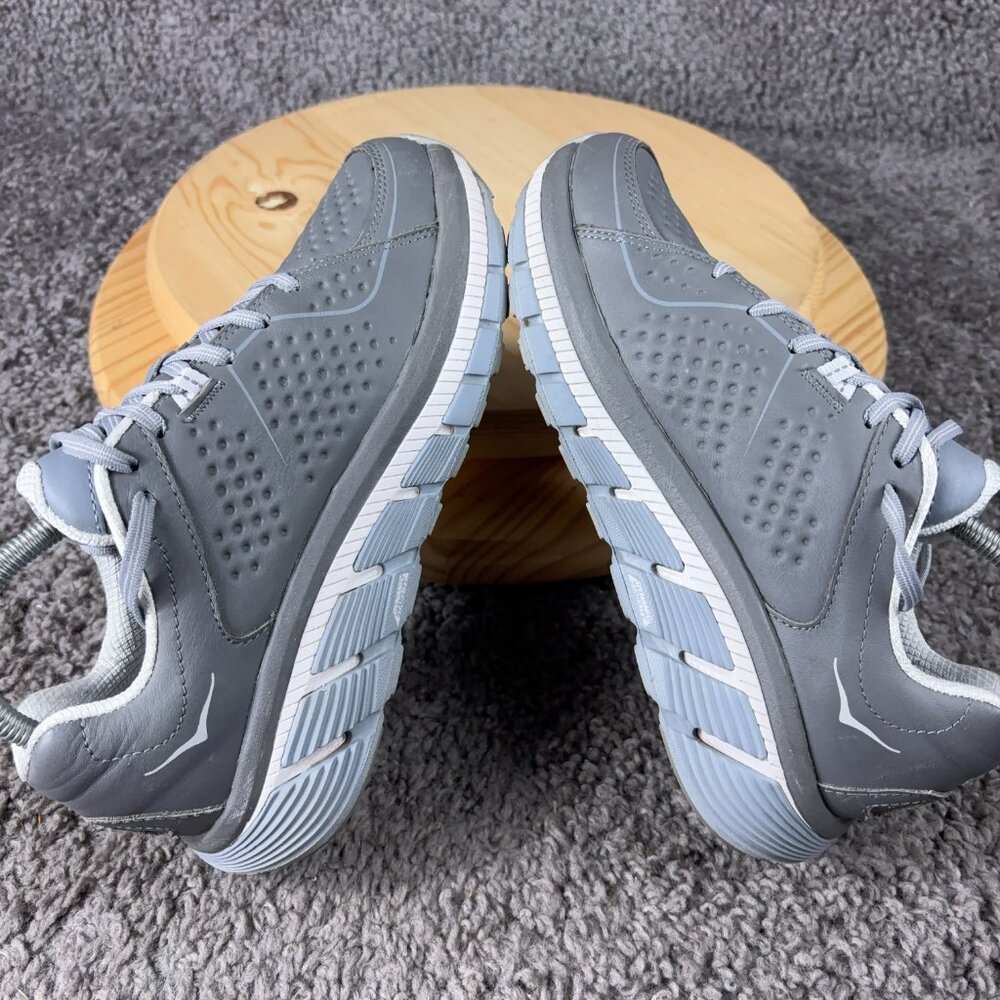 Hoka One One Gray Athletic Running Shoes - Picture 5 of 7